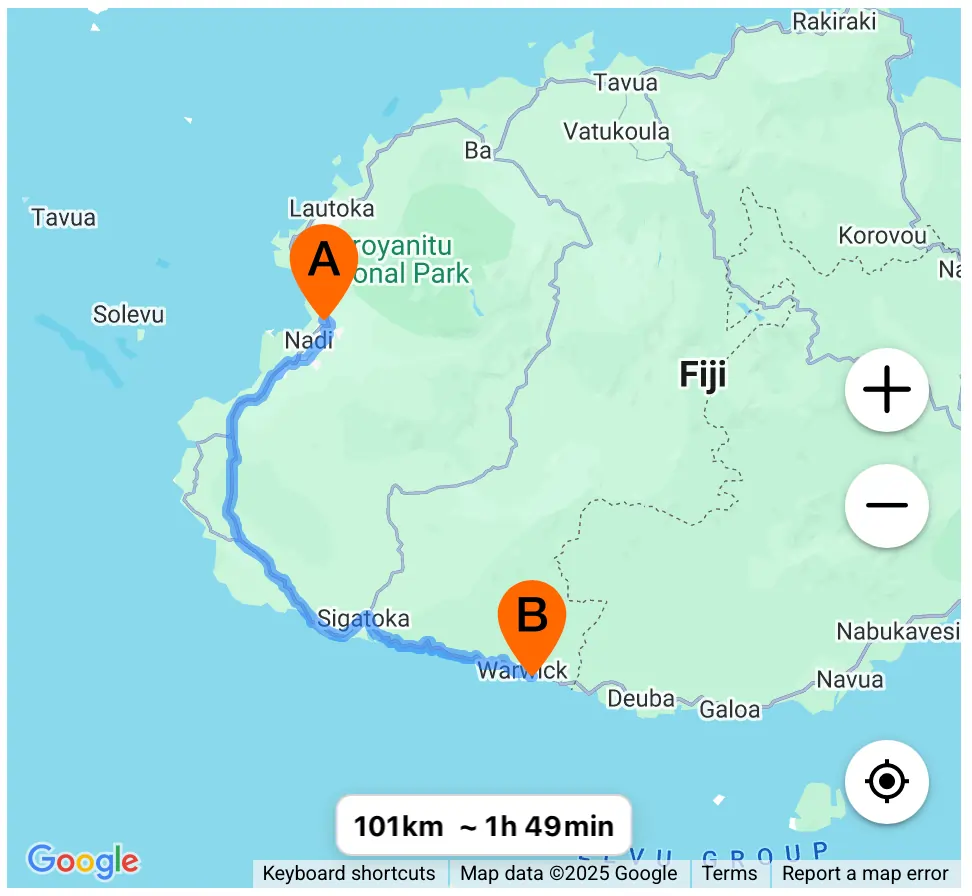 A-route-showing-how-to-get-to-warwick-fiji-resort